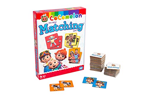 Wonder Forge CoComelon Memory Game - Engaging Brain Teaser for Kids & Adults | Enhances Focus & Matching Skills | Features Beloved Characters | Ideal Gift for Ages 3 and Up