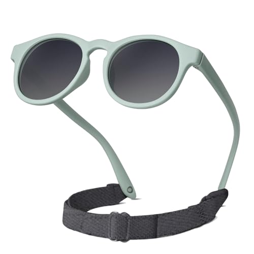 ElevaPulse Baby Sonnenbrille - Polarisiert mit UV400 Schutz, Flexibler...