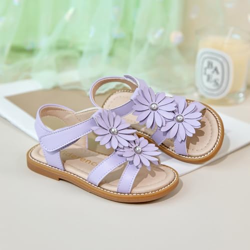 Image of Kiderence Toddler Girls Sandals Little Girls Kids Shoes Girls Sandals Toddler