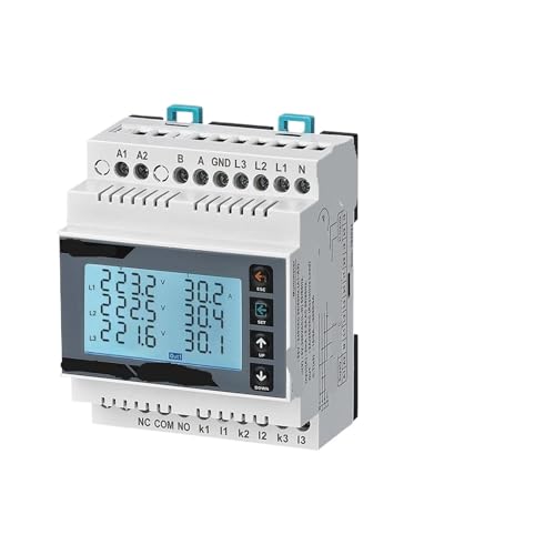 Tension triphasée et courant triphasé EM-07-60D-DIN 85V 240VAC