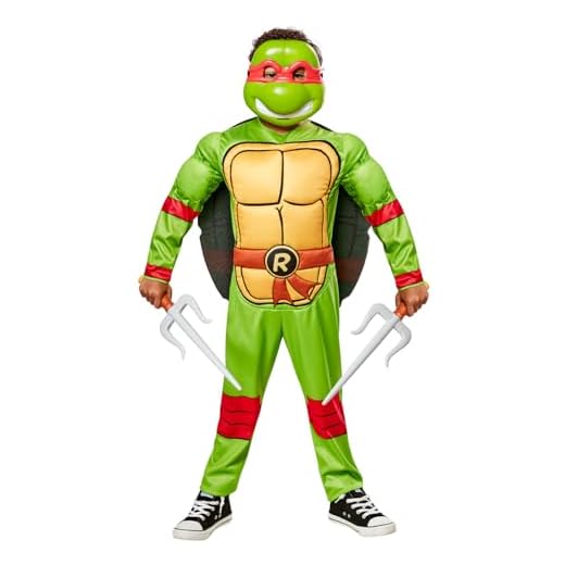 RUBIE'S Nickelodeon TMNT Oficial - Par de Saís para niños y adultos Tortuga Ninja Raphael - Talla única Halloween