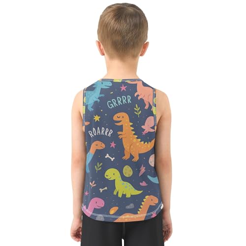 Tank Tops for Children Quick Dry Toddler Sleeveless Vest Shirt Lightweight Summer Sportswear Outdoor Play Outfit3