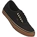 Vans Unisex Authentic Black/Rubber Skate Shoe 9 Men US / 10.5 Women US