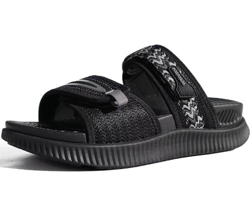 Image of KuaiLu Womens Orthotic Adjustable Strap Slides Arch Support Slip On Sandals