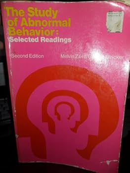 Paperback The Study of Abnormal Behavior. Selected Readings. Book
