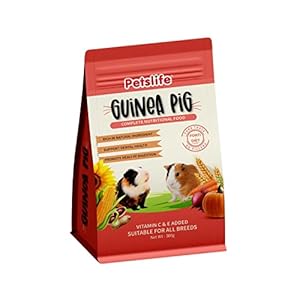 PETSLIFE Guinea Pig, Complete Nutritional Food for All Breeds 500 g