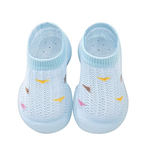 Baby Boy Shoes Infant Boys Girls Socks Shoes Toddler Breathable Mesh The Floor Socks Non Slip Prewalker Shoes Gift B
