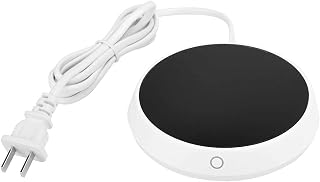 Coffee Cup Warmer, 110V Electric Mug Warmer Pad Desktop Hot Coffee Plate Beverage Cup Pad with Touch Switch Cushion Heater for Coffee Tea Milk