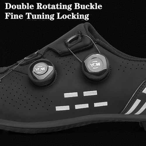 Cycling Shoes Men & Women Road/MTB – SPD Self-Locking System, Lightweight & Breathable Bike Shoes with Flat Sole for Road & Off-Road (Unisex)4