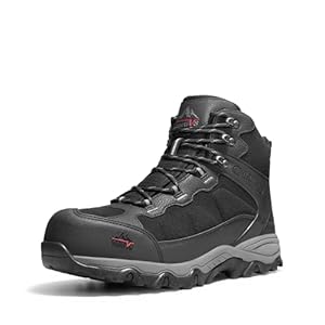 NORTIV 8 Waterproof Steel Toe Boots for Men Slip Resistant Safety Industrial Boots Paladin-Steel