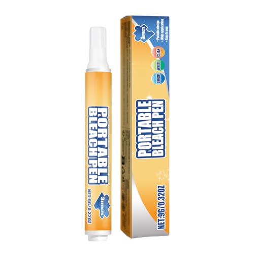 Lápiz para colorear para la ropa - Bolígrafo quitamanchas portátil | Borrador de manchas fácil para el café, ligero lápiz blanqueador removedor de manchas, lápiz para manchas de ropa y maquillaje