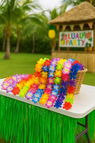 Oojami Jumbo Party Bag ~ Tropical Hawaiian Luau Lei Styles (50 ct) ~ Party Favors