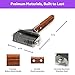 Poodoodle 2 in 1 Dogs Cats Dematting Grooming Comb, Perfect Deshedding Undercoat Rake for Poodle & Goldendoodle, Efficiently Detangling Shedding Loose Hair & Matted Fur, All Long Haired Pet (Dark)