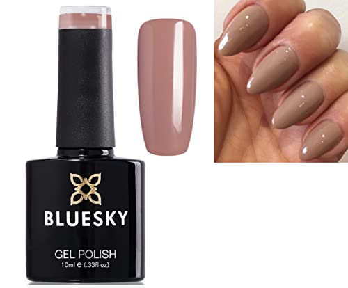 BLUESKY Gel Polish Beige Tan Autumn Winter Color Nail UV LED Soak Off 10ml 63922 (Requires Drying Under UV LED Lamp)