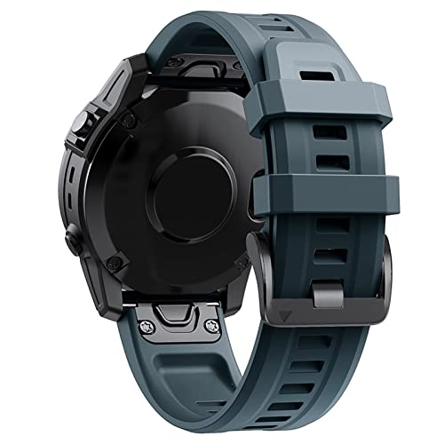 Bracelet silicone 26 mm Garmin Fenix 6X sport outdoor et randonnee