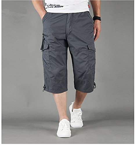 Short décontracté en coton multi-poches camouflage pour homme
