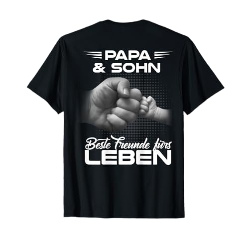 Papa & Sohn Beste Freunde Fürs Leben Vatertag Partnerlook T-Shirt