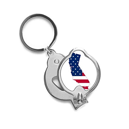 Coupe-ongles Californie carte USA trimmer ongle original Stars and Stripes