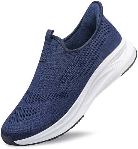 Men's Hands Free Slip On Walking Shoes Non Slip Laceless Lightwei...