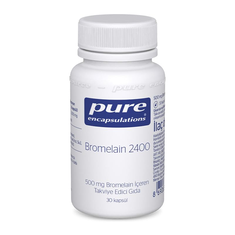 Pure Encapsulations Bromelain 2400 30 Kapsül Aromasız Renkli