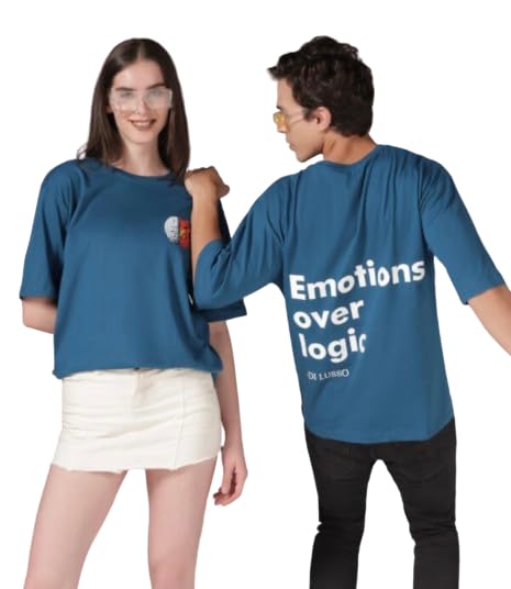 dilusso Tshirts for Men Women | Oversized T Shirt Drop Shoulder Tshirts