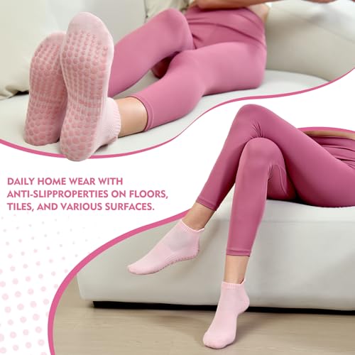 Walifrey Women's Non-Slip Pilates Yoga Socks - 3.89- 4.54 w/ Code + 35% Off Code BWXYJ1LQ - image 5