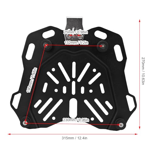 Support de support pour coffre de 45 L et plaque top case moto - 4