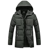 Abrigo Hombre Chaqueta Negra Hombre Abrigos De Paño Abrigo Militar Parka Entretiempo Tres Cuartos Parka Invierno Chaqueta Militar Negro Chaquetas De Plumas Men Warm Fashionable Hooded Down Jacket