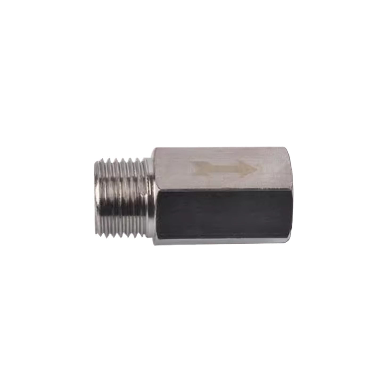 Nickel Plated 1/8" 1/4" 3/8" 1/2" 1 Way Valve Air Brass Pneumatic Check Valve(Male to Female 1l4)