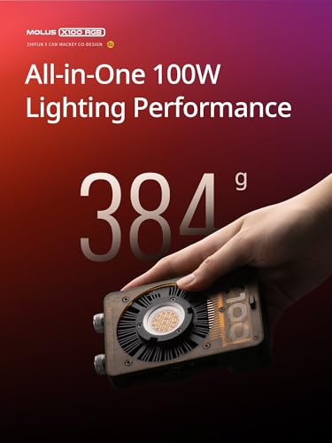 ZHIYUN MOLUS X100 RGB PRO 100W ビデオライト の商品画像 8