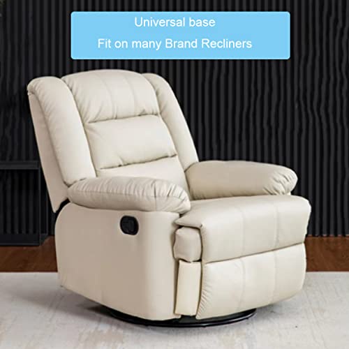 Yoogu Heavy Duty 25.5" Recliner Chair Sofa Furniture Ring Swivel Base Replacement with 10 Inch Plate (25.5 inch)