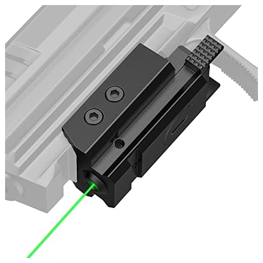 EZshoot Green Laser Sight Low-Profile Compact Laser for Pistol Fits 20