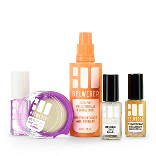 BELWEDER - Kit Cuidado de Uñas: SOS Uñas Dañadas - 7,5 ml Sérum...
