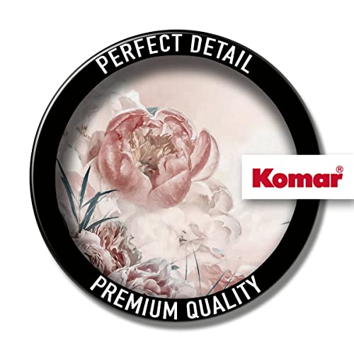 Komar Vlies Fototapete - Blossom Clouds - Größe: 250 x 250 cm (Breite x Höhe) - Rosen, Himmel, Tapete, Design, Wohnzimmer, Wanddekoration, Schlafzimmer, Blumen, floral - LJX5-007