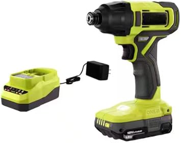 PCL235K1 Fits For RYOBI 18V Cordless 1/4 in. Impact Driver Kit with 1.5 Ah Battery and Charger