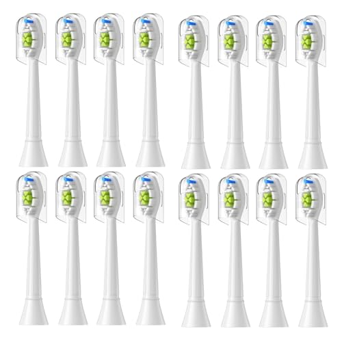 4/8�̌����p���u���V�w�b�h�ɑΉ��BPhilips Sonicare �\�t�g�d���u���V�w�b�h 4100 6500 6100 7500 5 �ƌ݊�������B(16pcs White)