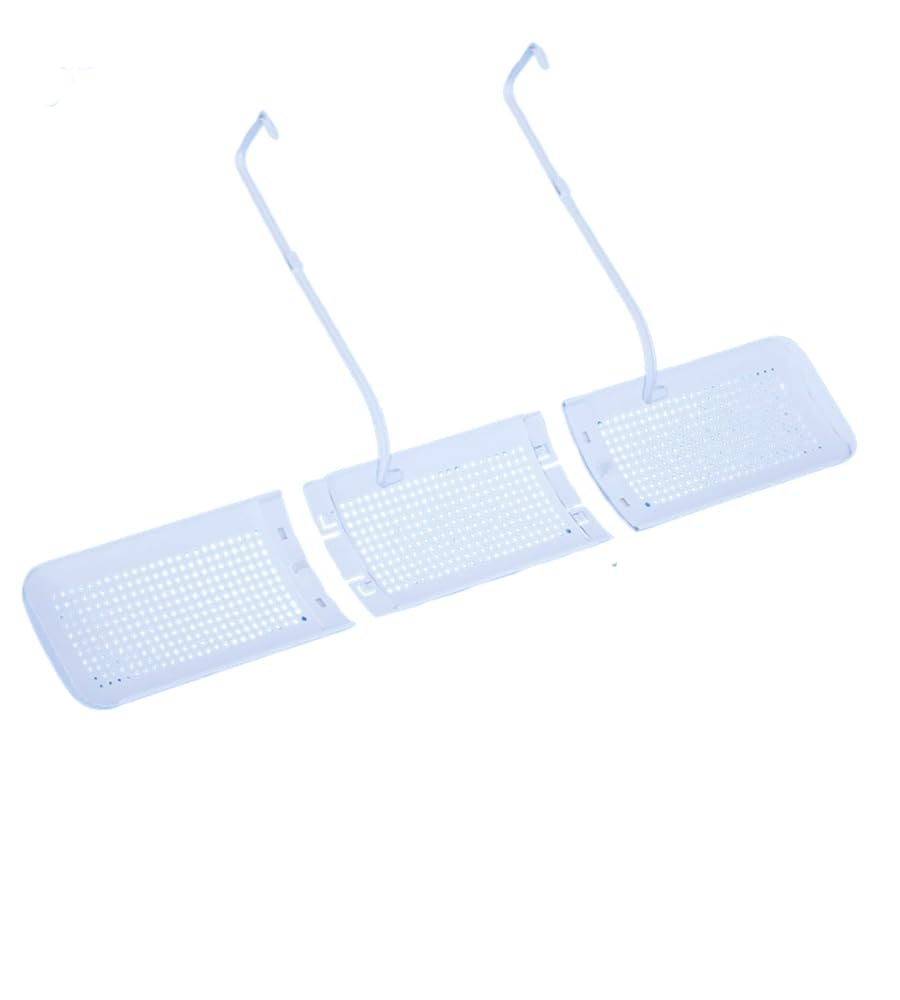 Deflettore Condizionatore Universale, Regolabile 52-97 cm, Angolo Regolabile, Anti Diretto Blowing, Deflettore aria Fredda Condizionata per Casa Ufficio