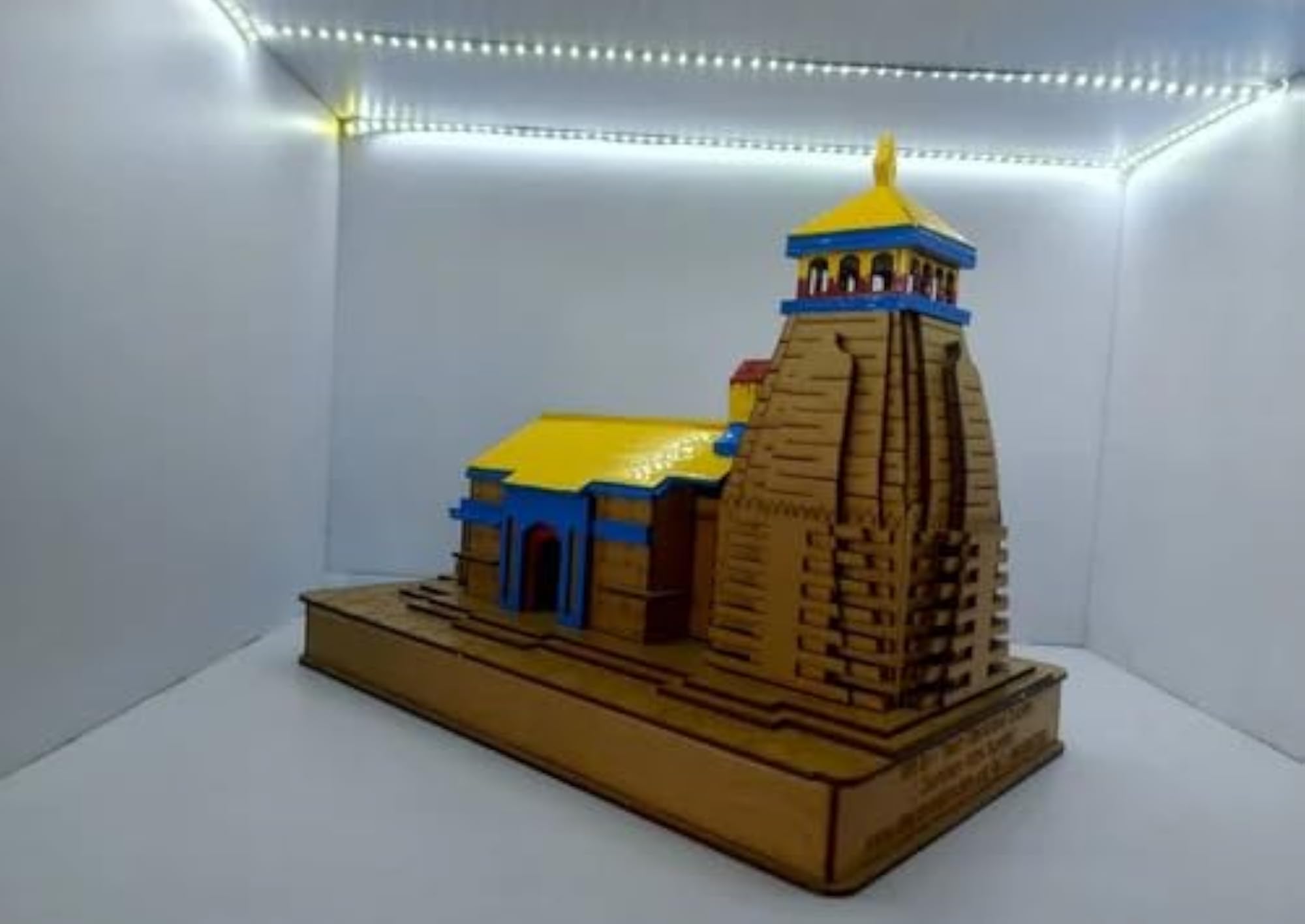Kedarnath Mandir Pine Wood Temple Miniature