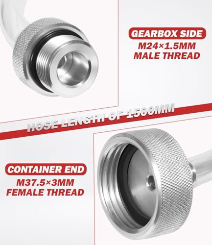 CTcar Premium Befüllschlauch Adapter Kit für Doppelkupplungsgetriebe (DCT) – kompatibel mit 6-Gang Getrieben von VAG/Audi Modellen – Alternative zum originalen VAS 6262a Befüllgerät