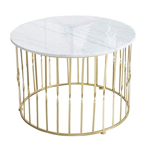 Table à thé ronde compacte et stable pour sublimer un petit salon - 2