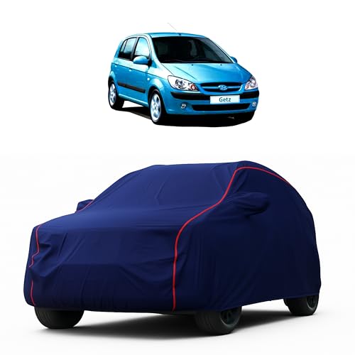 Image of Heavy-Duty Car Cover for Compatible with Hyundai Getz (2007 to 2025 All Models) Deluxe Car Protection Cover - Waterproof & UV-Resistant All-Season Exterior Protection