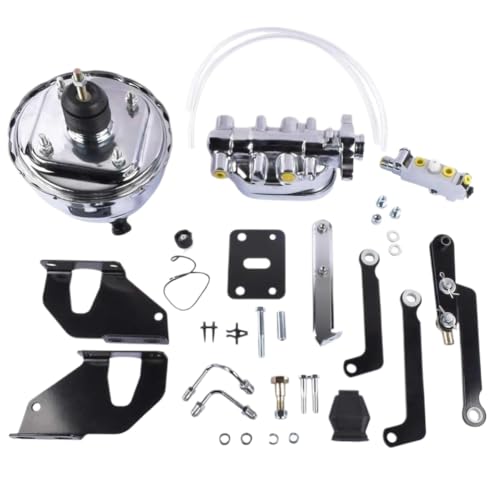 8 Inch Brake Booster Kit Compatible with A B E Body Vehicles 1962-1974
