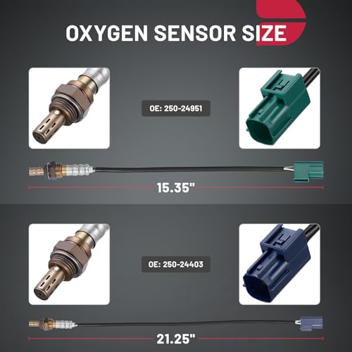Sensor de Oxígeno Downstream para Nissan y Suzuki 2 Piezas miniatura 3