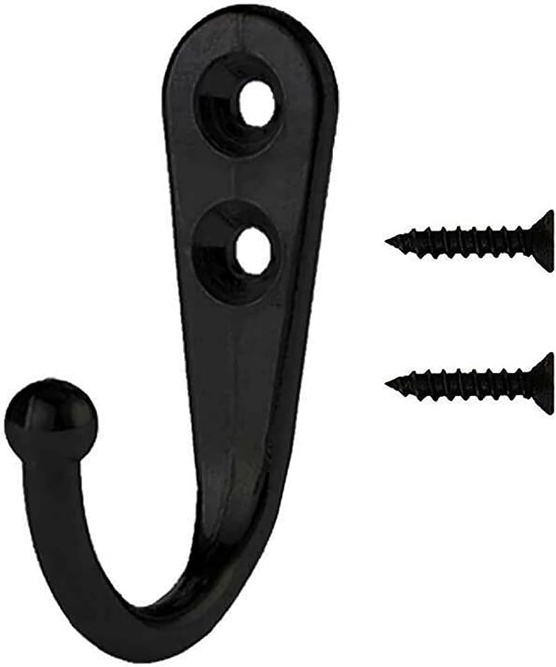 20 Pieces Small Single Key Hooks Wall Mounted Hanger Hooks Robe Hook