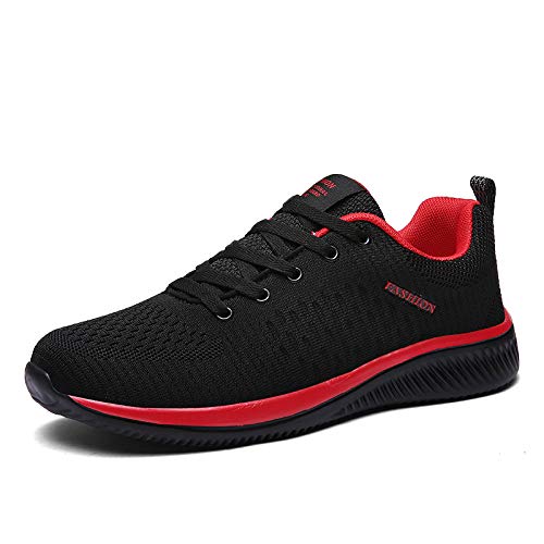 Image of Men Non-Slip Work Shoes Tennis Gym Sneakers Breathable Slip Resistant Lightweight and Comfortable for All-Day Wear Sports and Walking