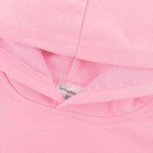 Spring&Gege Youth Solid Classic Hoodies Soft Hooded Pullover Sweatshirts for Children (3-14 Years)3