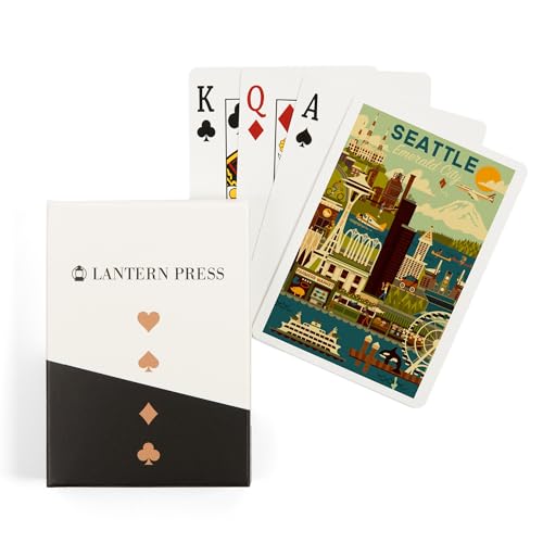Baraja de Póker Geométrica Seattle 52 cartas