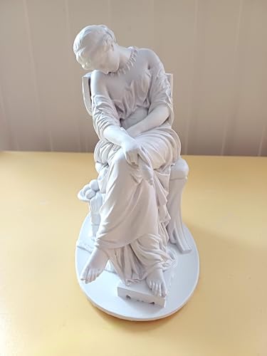 Buste Pénélope endormie de Jules Cavalier statue décoration art - 6