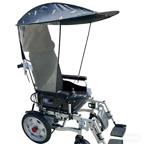Toldo para sombrilla de scooter de movilidad impermeable y ajustable 2