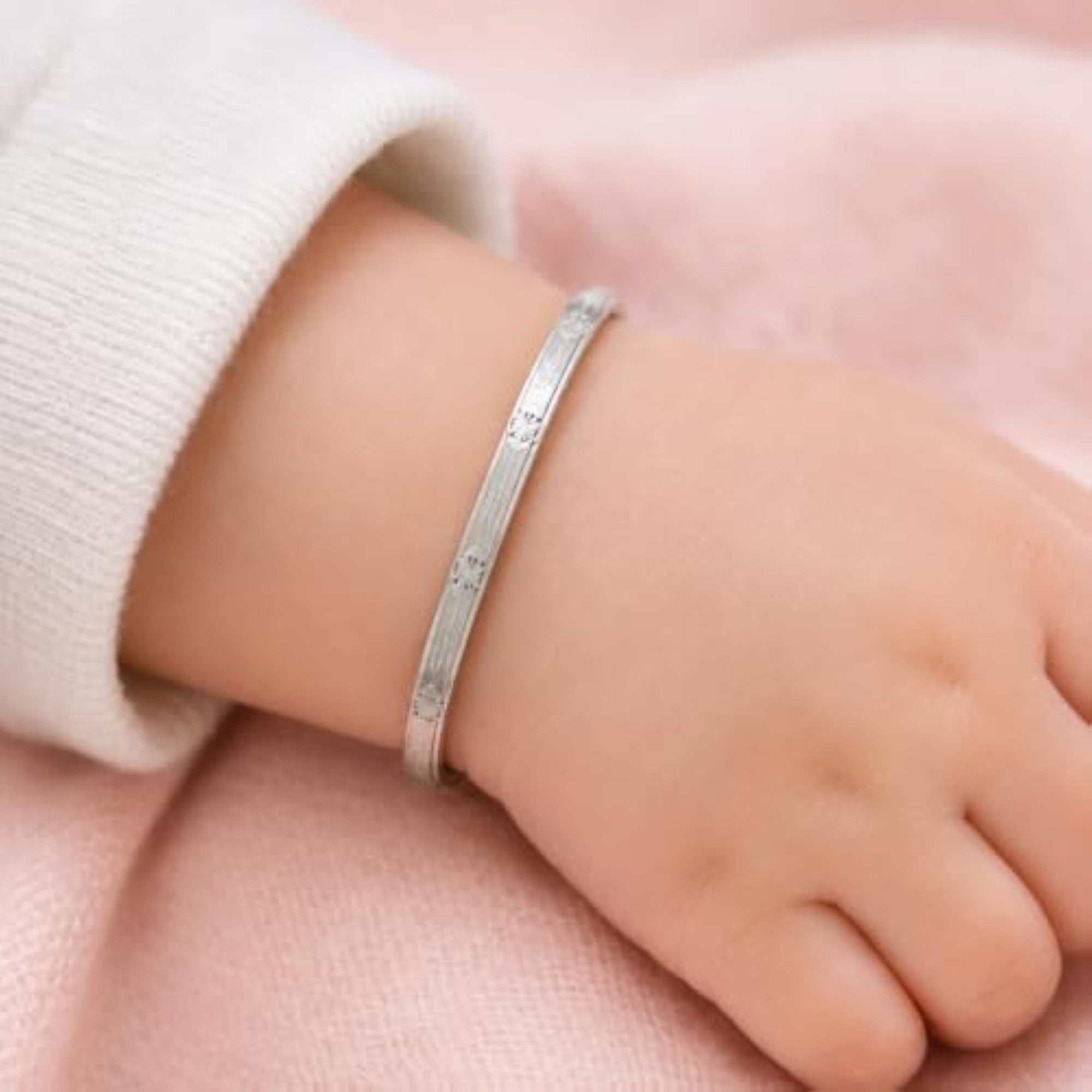 925 Sterling Silver Bangles with Chillai Work, M0178